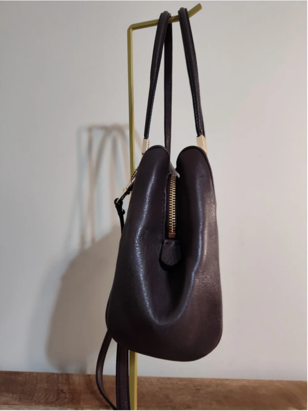 Women's Coach Brown Leather Satchel Bag One Size